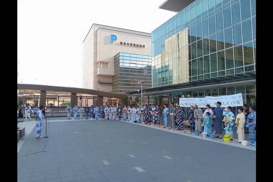 ゆかた祭りと駅前スタンプラリー2024