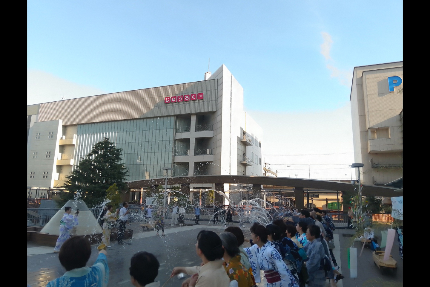 ゆかた祭りと駅前スタンプラリー2024